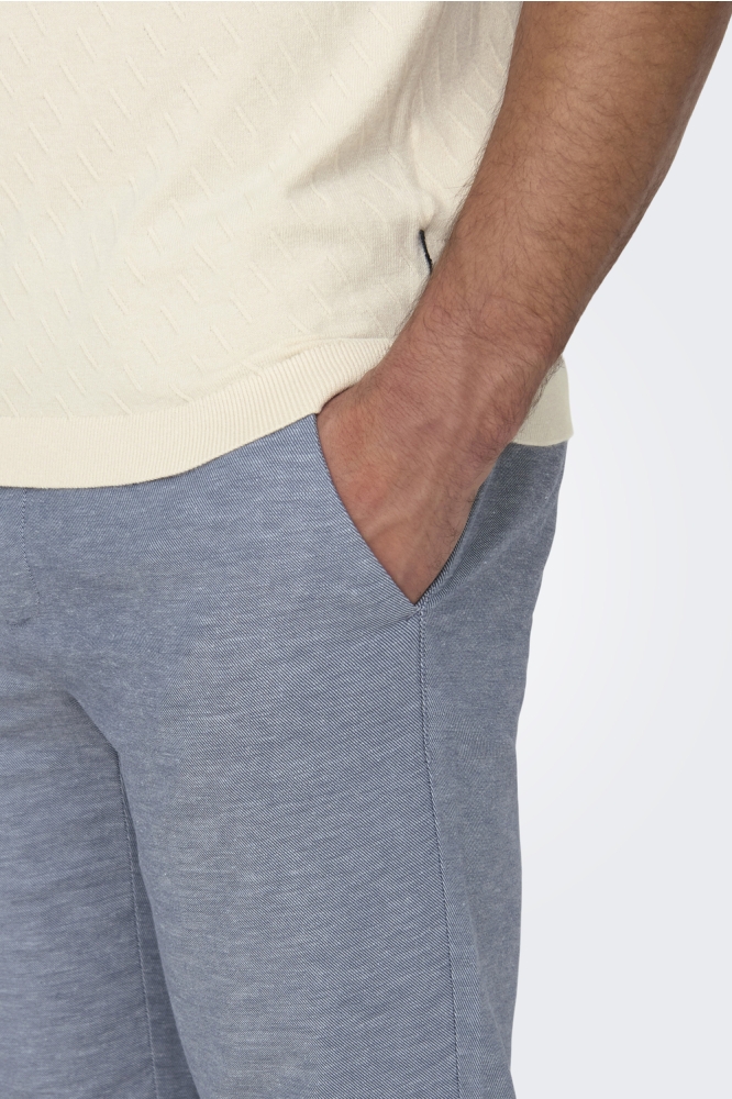 ONSMARK TAP 0011 COTTON LINEN PANT 22024937 Flint Stone